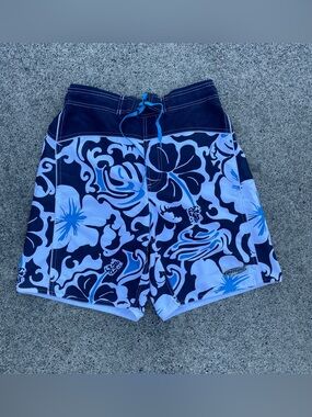 y2k Bikini Bay Hawaiian style board shorts size large